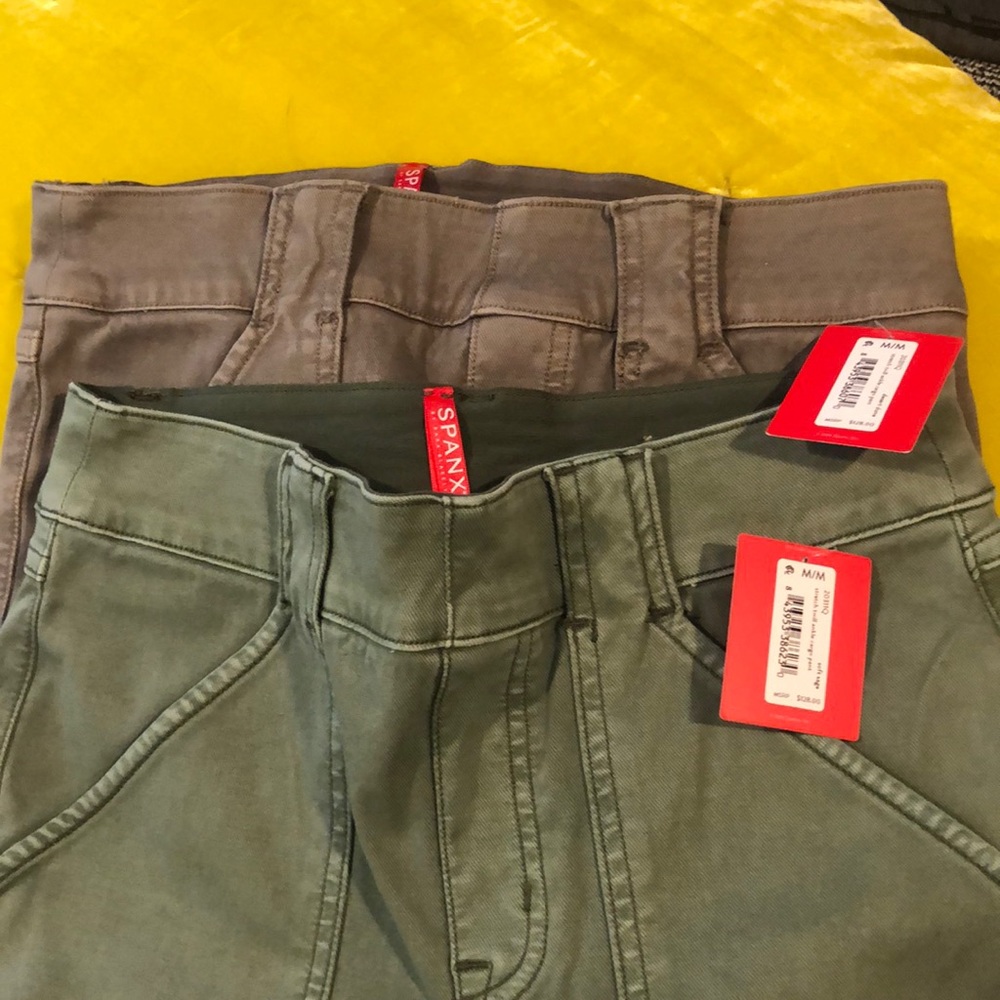 SPANX BUNDLE!   TWO PAIR OF CARGO PANTS! NWT:)